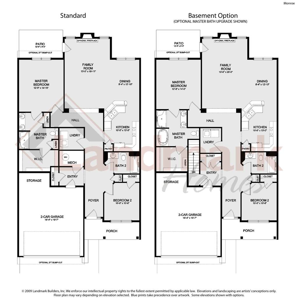 Monroe Home Plan by Landmark Homes in Available Plans