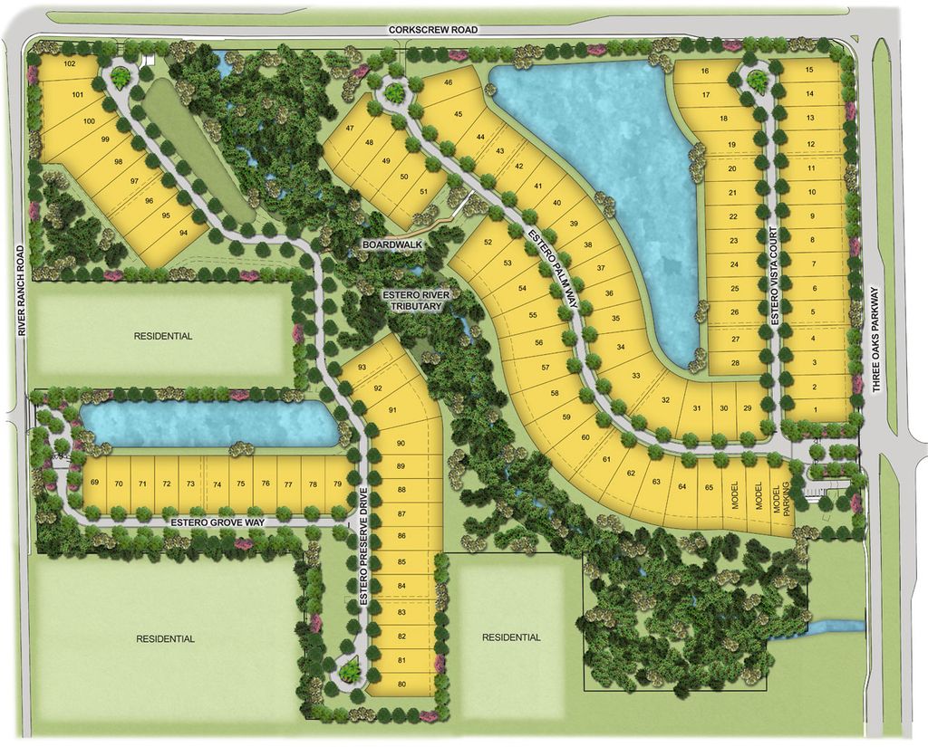 Estero Place New Homes in Estero Florida